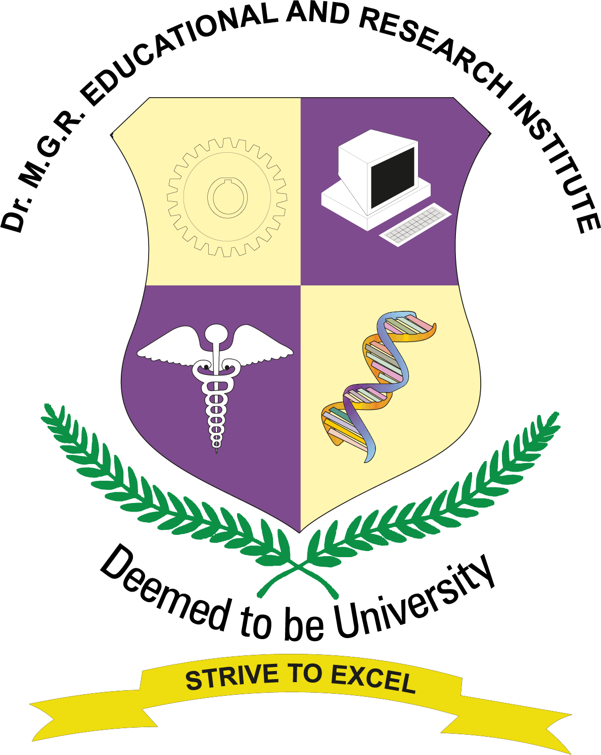 Dr. MGR Educational and Research Institute Logo